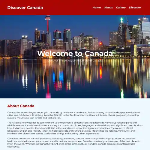 Discover Canada